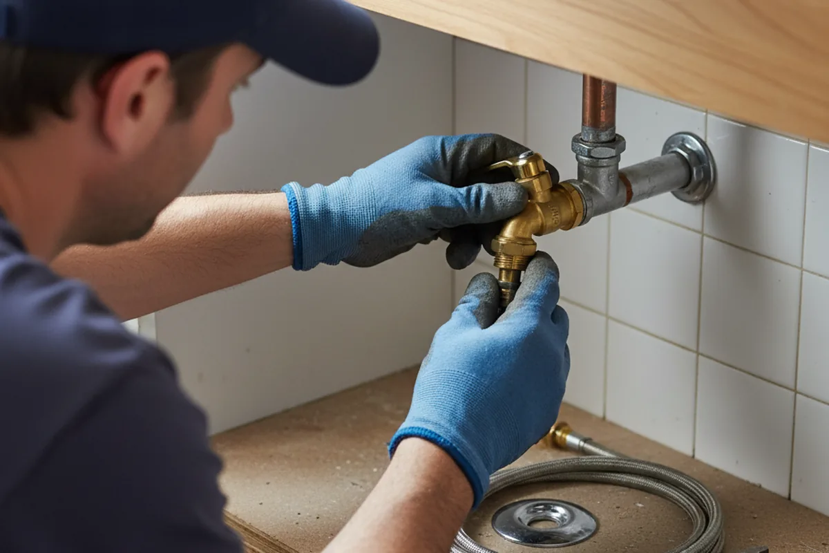 Shutoff valve and fitting work during Emergency Plumbing in Inver Grove Heights